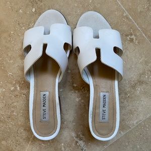 Steve Madden Leather Heel Sandals